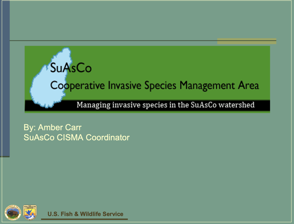 SuAsCo Cooperative Invasive Species Management Area Presentation